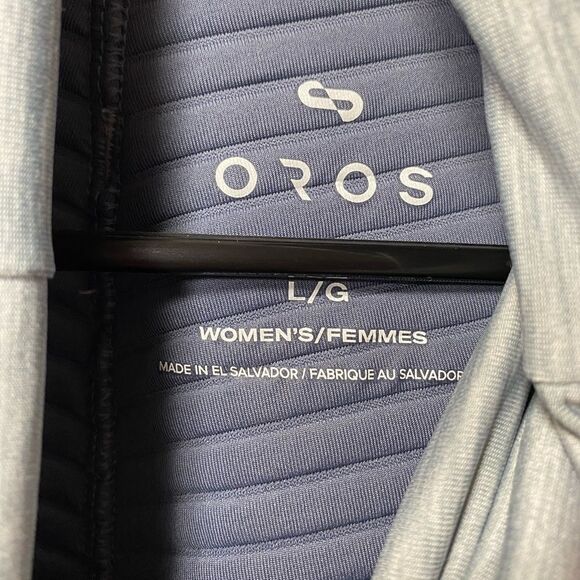 OROS Astra Funnel Neck Solarcore Insulated Pullover in Titanium Heather - Picture 4 of 16